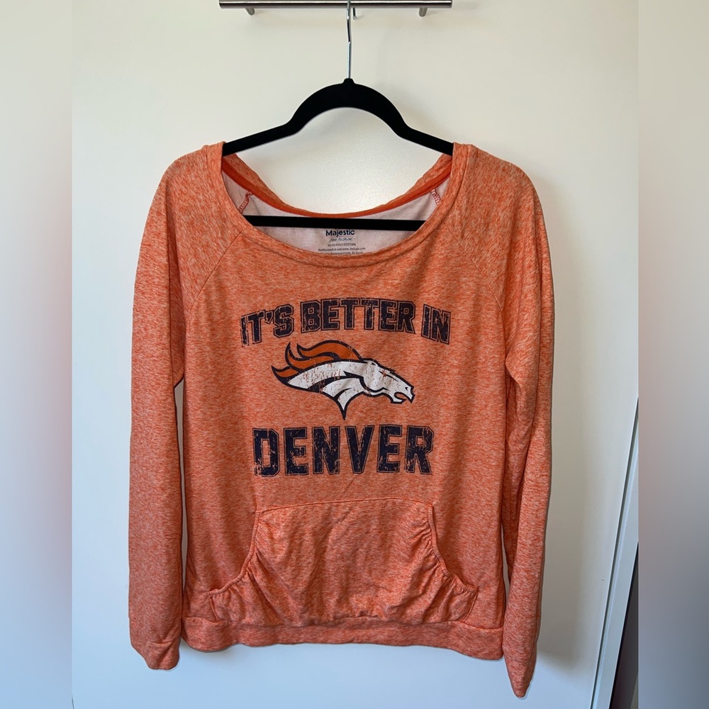 Majestic Orange Denver Graphic Pullover